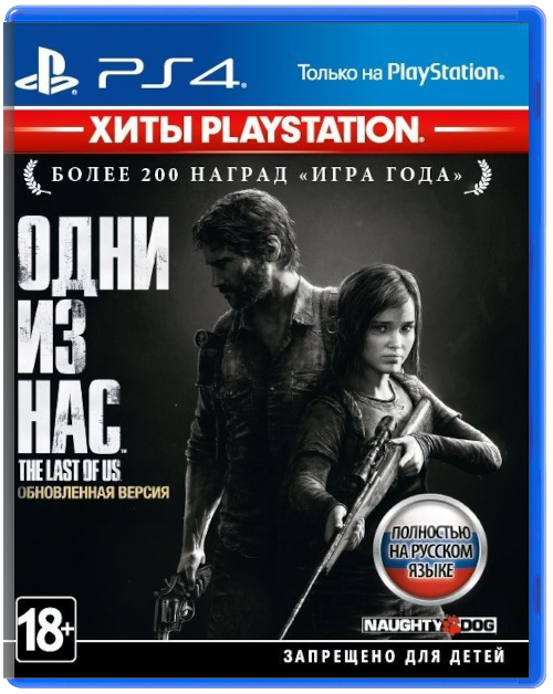 Одни из нас (The Last of Us) - Remastered [Хиты Playstation] (Б/У) [PS4]