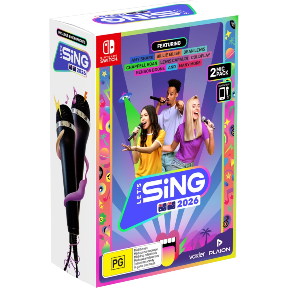 Let's Sing 2026 + 2 микрофона [NSwitch]