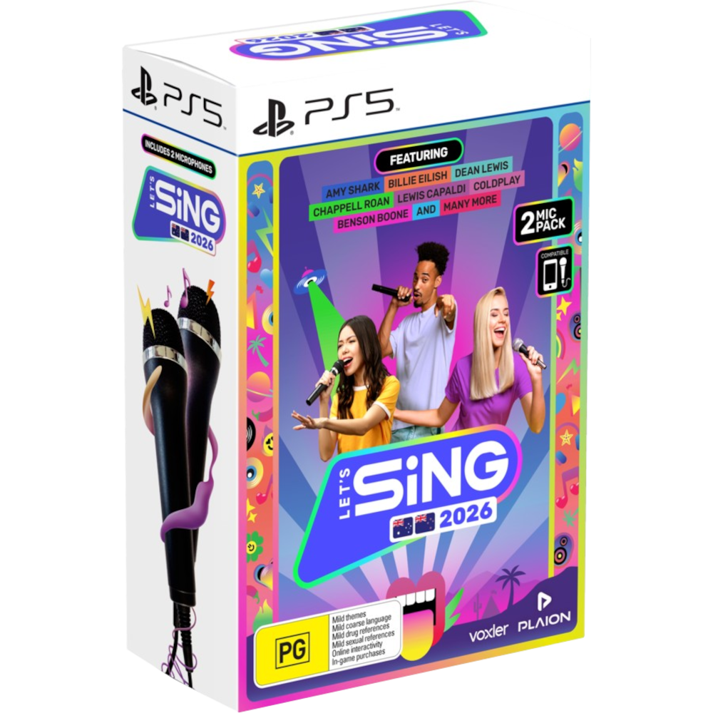 Let's Sing 2026 + 2 микрофона [PS5]