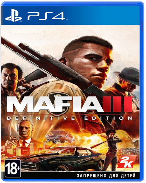 Mafia 3 (Мафия III) - Definitive Edition (Б/У) (без обложки) [PS4]