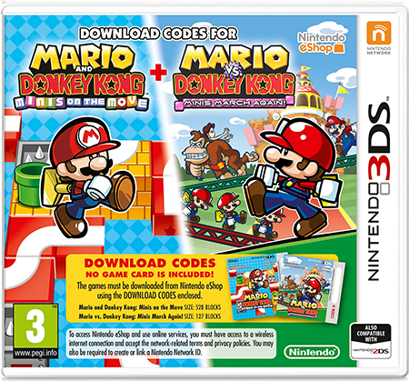 Mario and Donkey Kong Move Double Pack [3DS] (Код на загрузку)