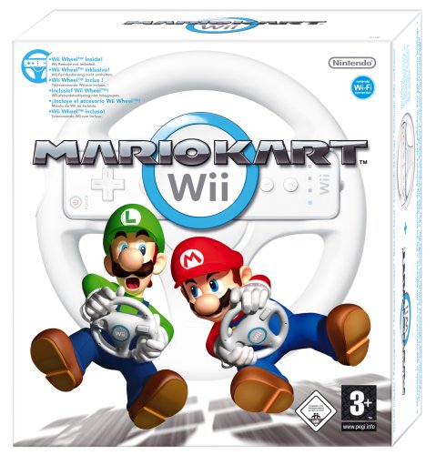 Mario Kart + Руль (RVL-R-RMCP) (Б/У) [Wii]