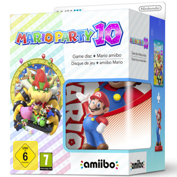 Mario Party 10 + фигурка Amiibo Mario (Super Mario)
