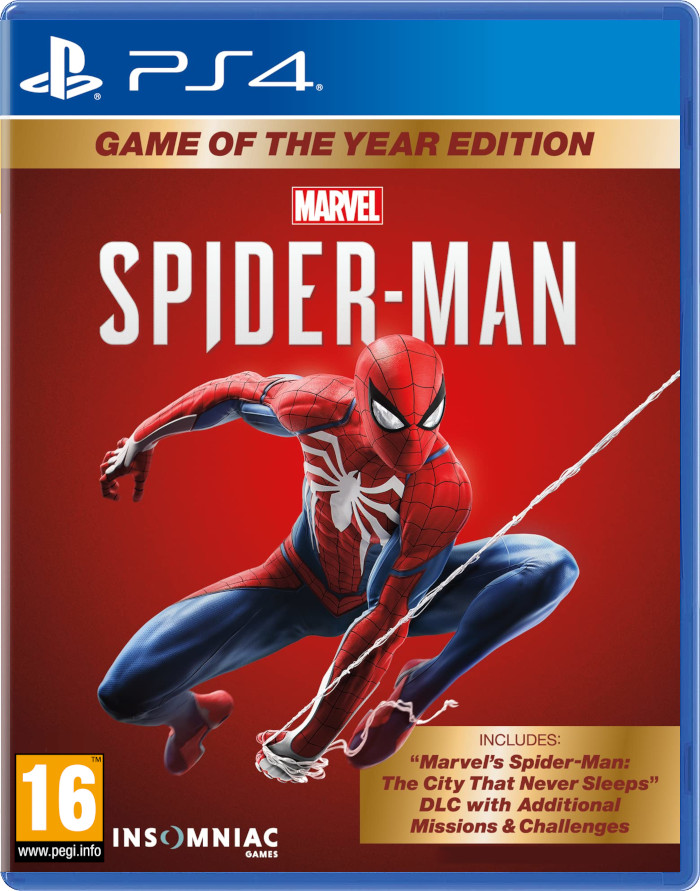 Marvel Человек-паук (Marvel's Spider-Man) - Издание Игра Года (англ. версия) [PS4]