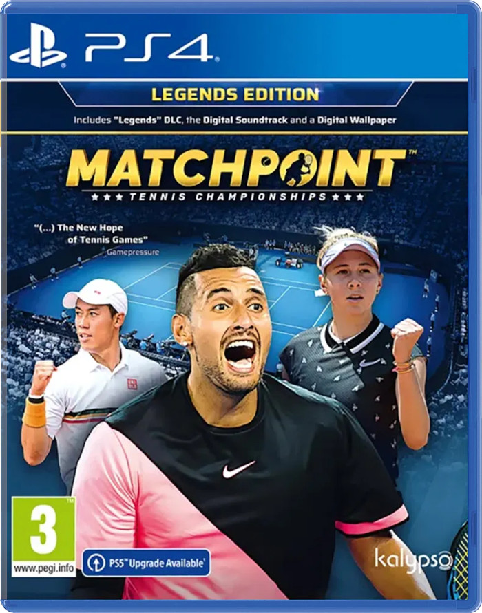 Matchpoint: Tennis Championships - Legends Edition (англ. версия) [PS4]