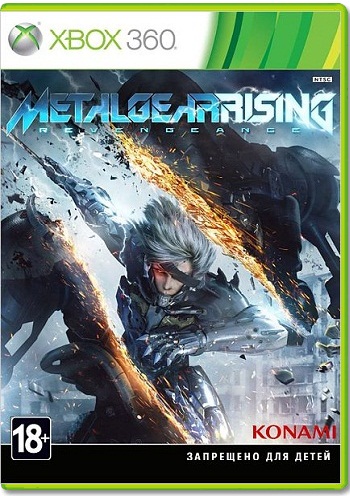 Metal Gear Rising: Revengeance (Б/У) (не оригинальная обложка) [Xbox 360]