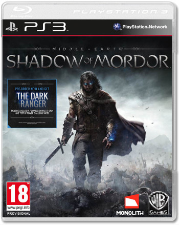 Middle-earth: Shadow Of Mordor (Средиземье: Тени Мордора) (Б/У) (не оригинальная полиграфия) [PS3]