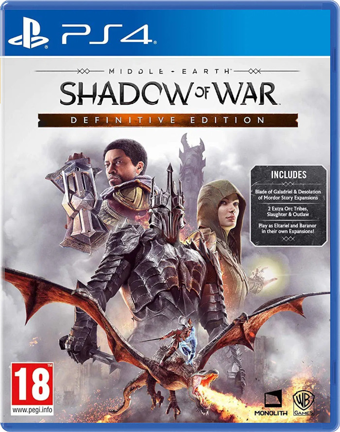 Средиземье: Тени войны (Middle-earth: Shadow of War) - Definitive Edition [PS4]