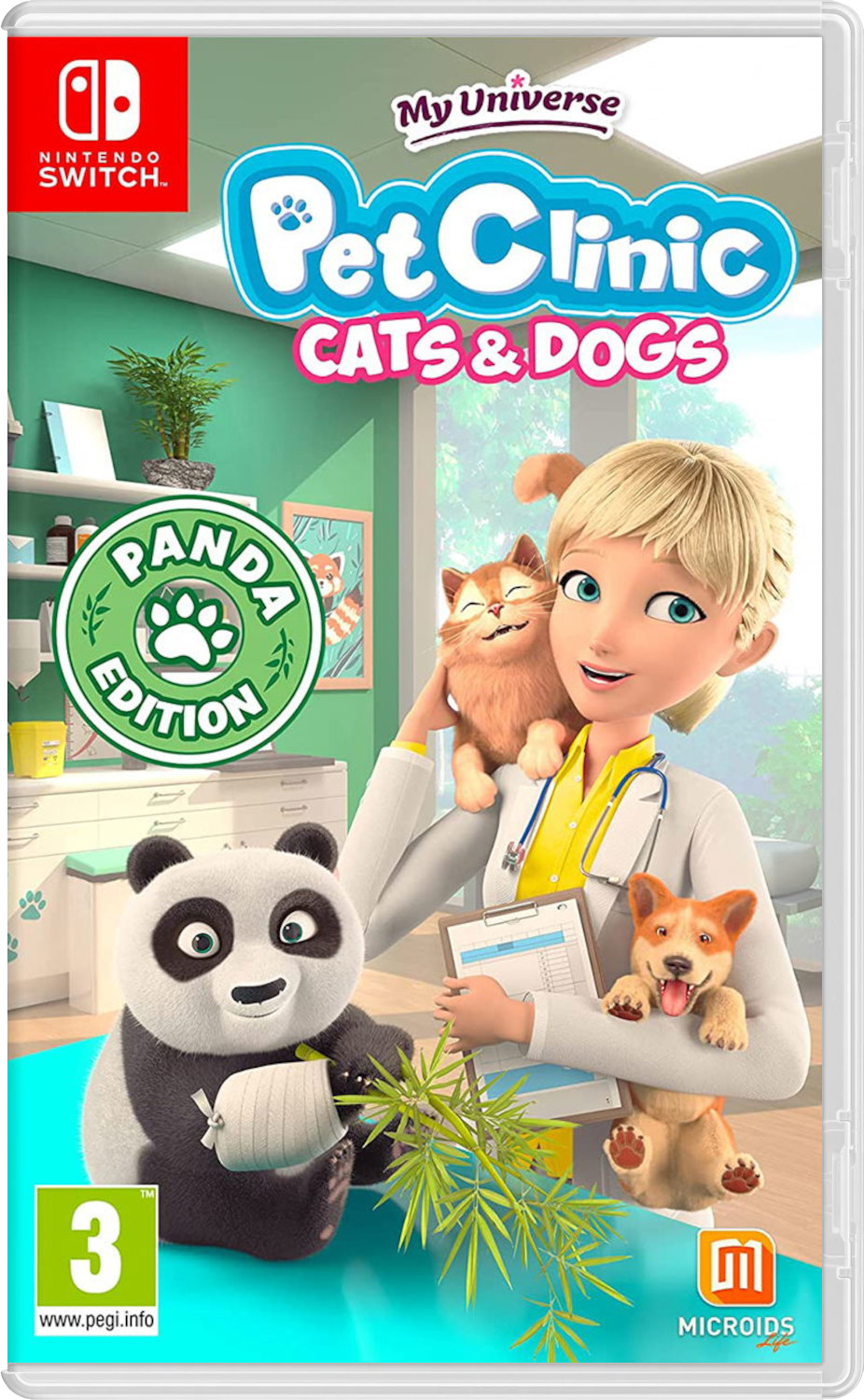 My Universe: Pet Clinic Cats & Dogs - Panda Edition [NSwitch]