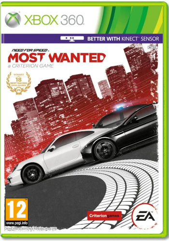 Need for Speed Most Wanted 2012 (англ. версия) [X360, MS Kinect]