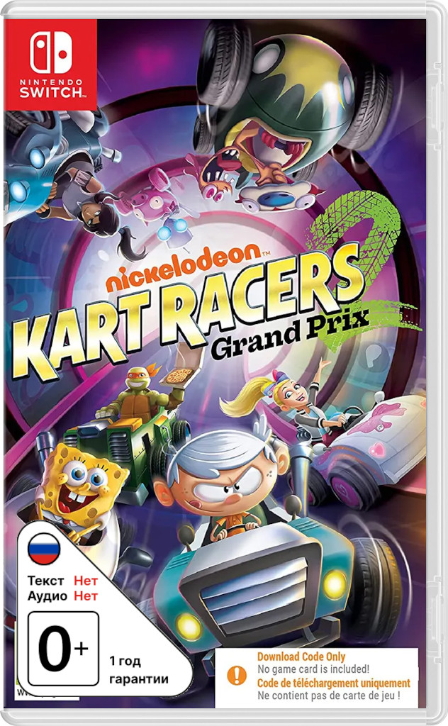 Nickelodeon Kart Racers 2: Grand Prix (код загрузки) [NSwitch]