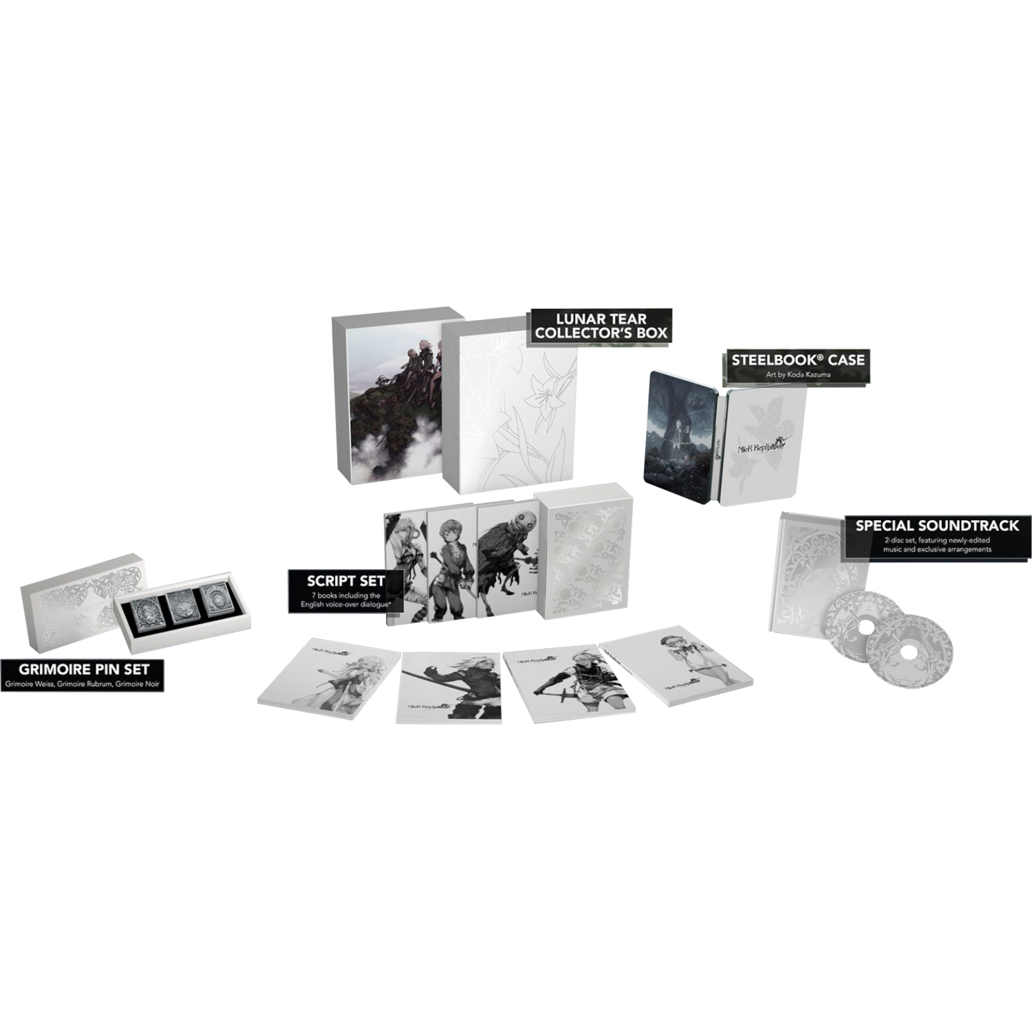 NieR Replicant ver.1.22474487139... White Snow Edition (Без игры) [PS4]