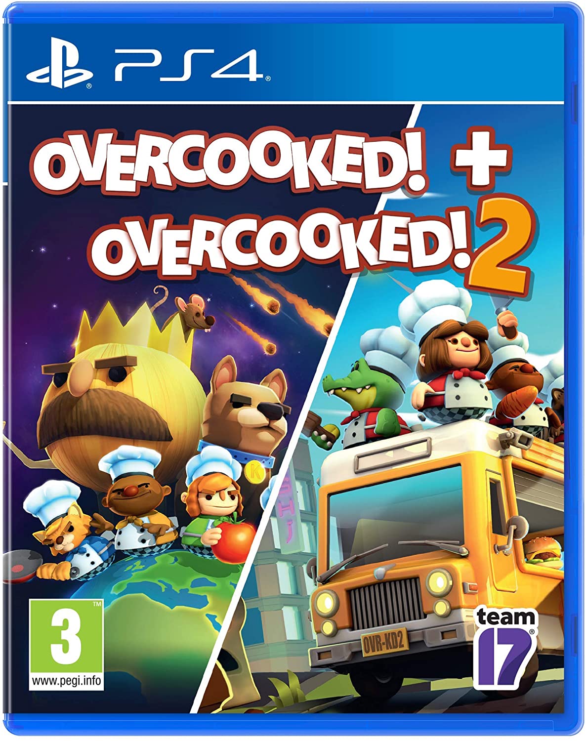Overcooked & Overcooked! 2 - Double Pack (Б/У) [PS4]