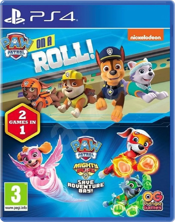 Paw Patrol: On A Roll! & Paw Patrol Mighty Pups: Save Adventure Bay! [PS4]