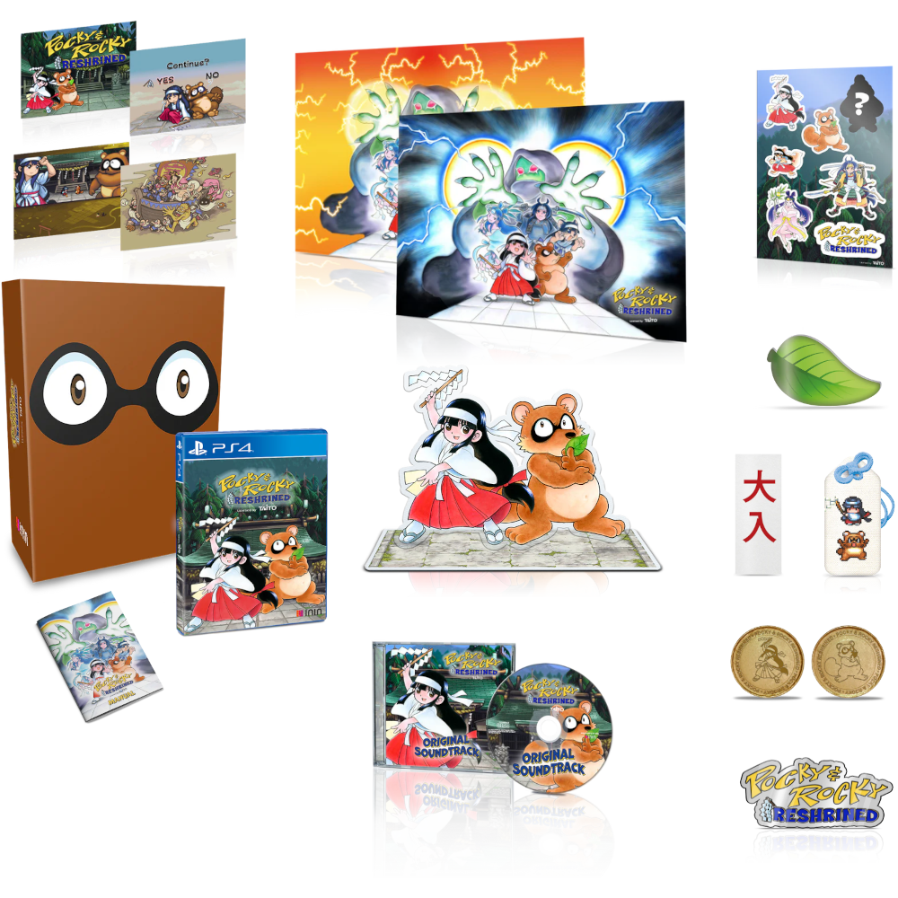 Pocky & Rocky Reshrined - Collector's Edition (Strictly Limited Games) [PS4]