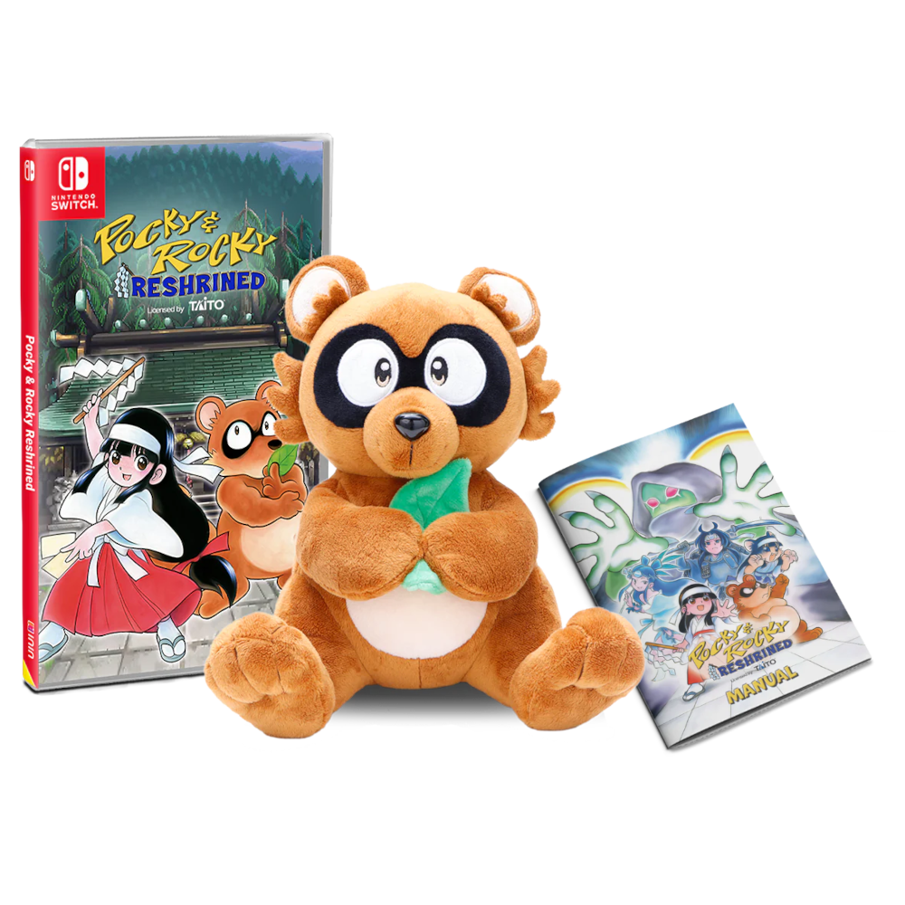 Pocky & Rocky Reshrined - Plushie Bundle (Strictly Limited Games) [NSwitch]