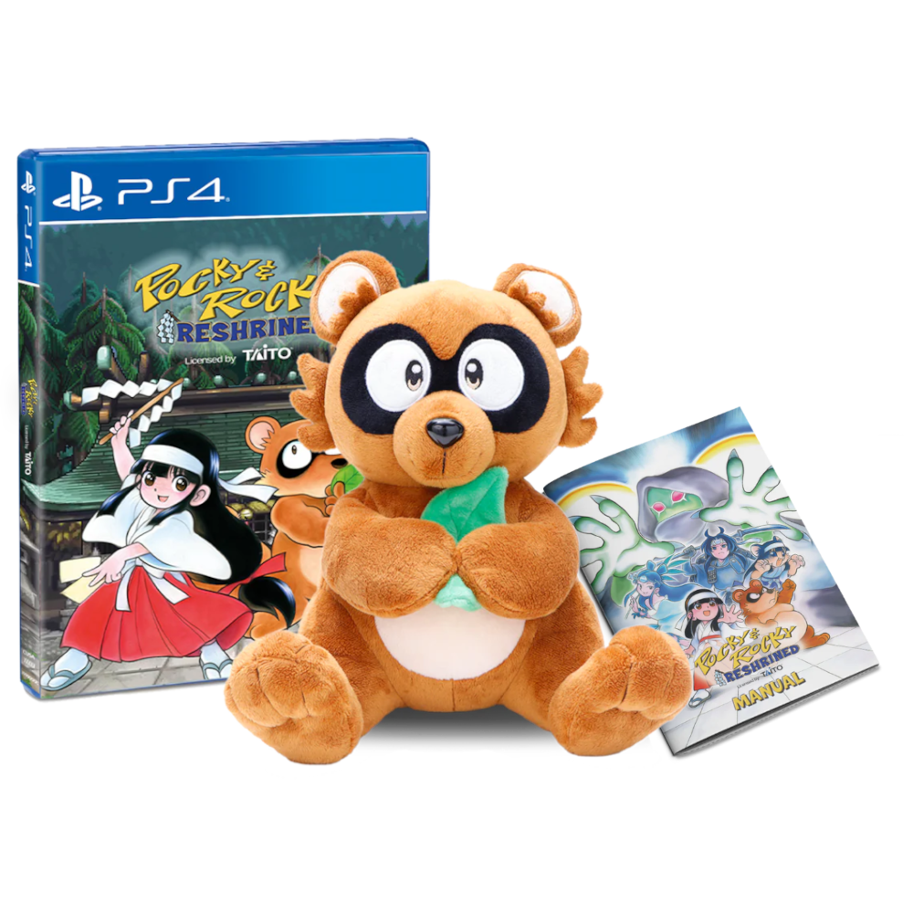 Pocky & Rocky Reshrined - Plushie Bundle (Strictly Limited Games) [PS4]