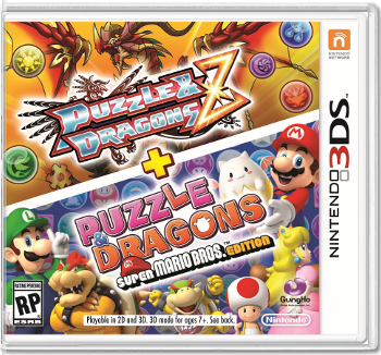 Puzzle & Dragons Z + Puzzle & Dragons Super Mario Bros. Edition (Б/У) [3DS]