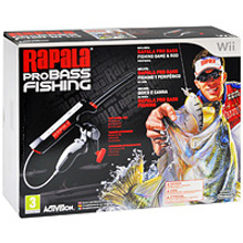 Rapala Pro Bass Fishing + беспроводной контроллер-удочка [Wii]