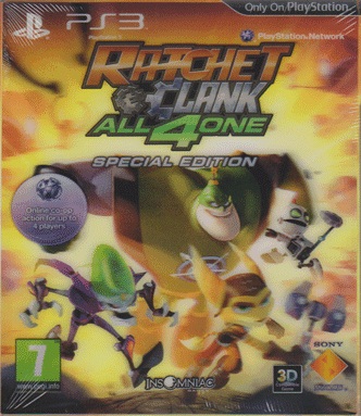 Ratchet & Clank: All 4 One. Специальное издание (Б/У) [PS3]