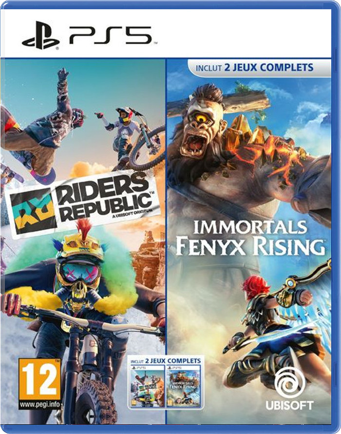 Riders Republic (рус. субтитры) + Immortals Fenyx Rising (англ. версия) [PS5]