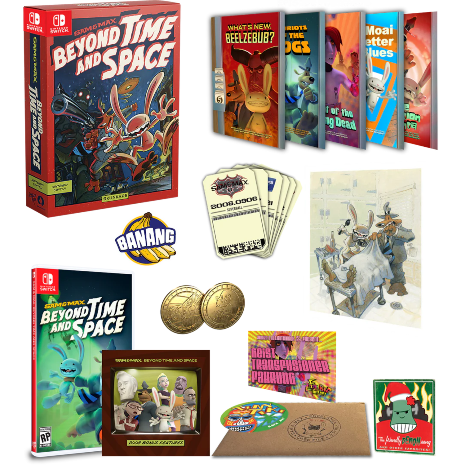 Sam & Max: Beyond Time and Space Remastered - Collector's Edition (Limited Run #148) [NSwitch]