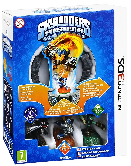 Skylanders Spyro's Adventure. Стартовый набор (Б/У) (без упаковки) [3DS]