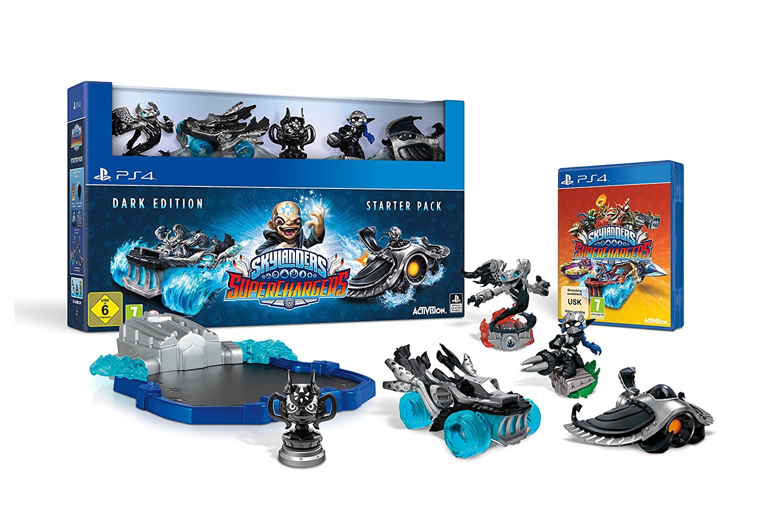 Skylanders SuperChargers Стартовый Набор Dark Edition [PS4]