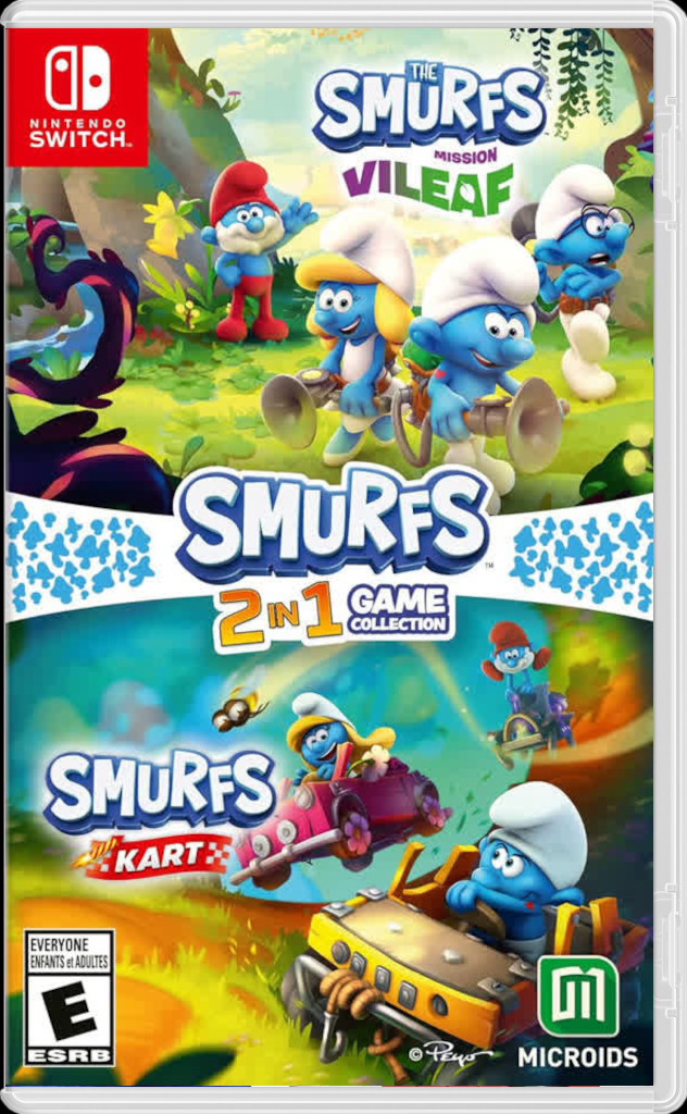 Smurfs 2 in 1 Game Collection: Mission Vileaf & Smurfs Kart (US) [NSwitch]