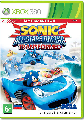 Sonic & All-Star Racing Transformed (Б/У) [Xbox 360]