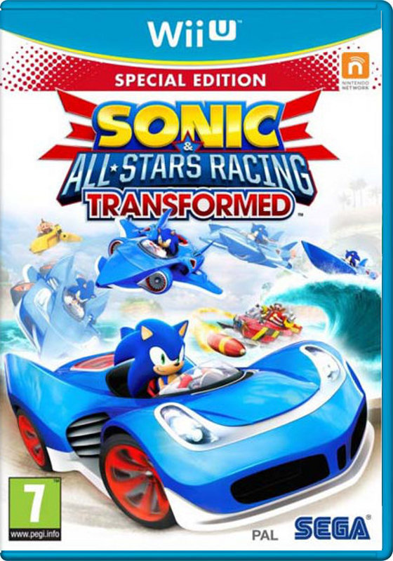 Sonic & All-Star Racing Transformed (Б/У) (без обложки) [Wii U]