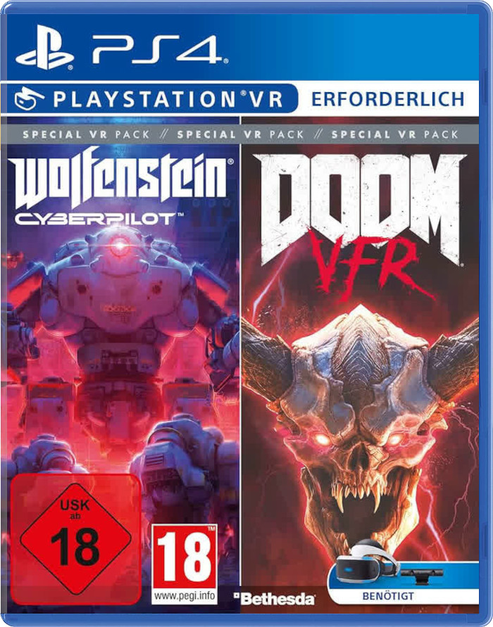 Special VR Pack: DOOM VFR / Wolfenstein: Cyberpilot [PSVR]