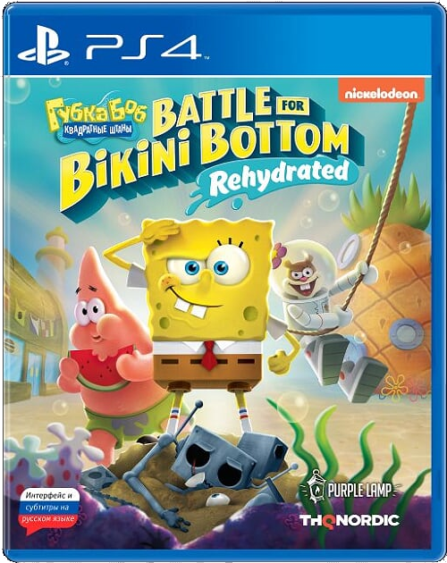 SpongeBob SquarePants: Battle For Bikini Bottom - Rehydrated (Б/У) [PS4]