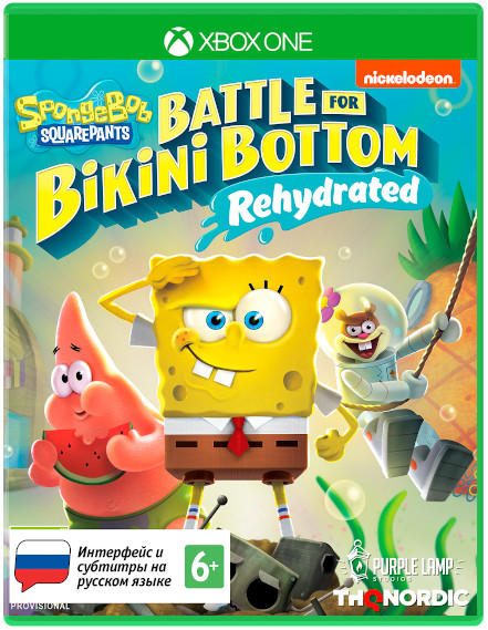 SpongeBob SquarePants: Battle For Bikini Bottom - Rehydrated (Б/У) [Xbox One]