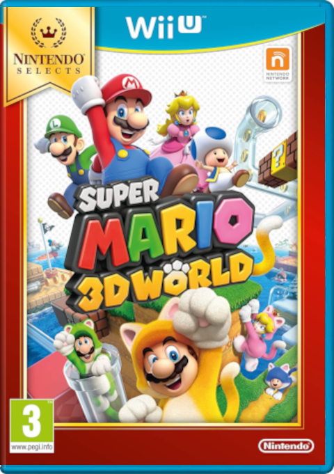 Super Mario 3D World - Nintendo Selects (Б/У) [Wii U]