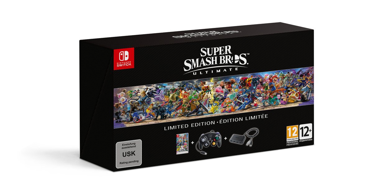 Super Smash Bros. Ultimate + Контроллер GameCube + Адаптер Ltd