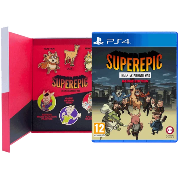 SuperEpic: The Entertainment War - Badge Edition [PS4]