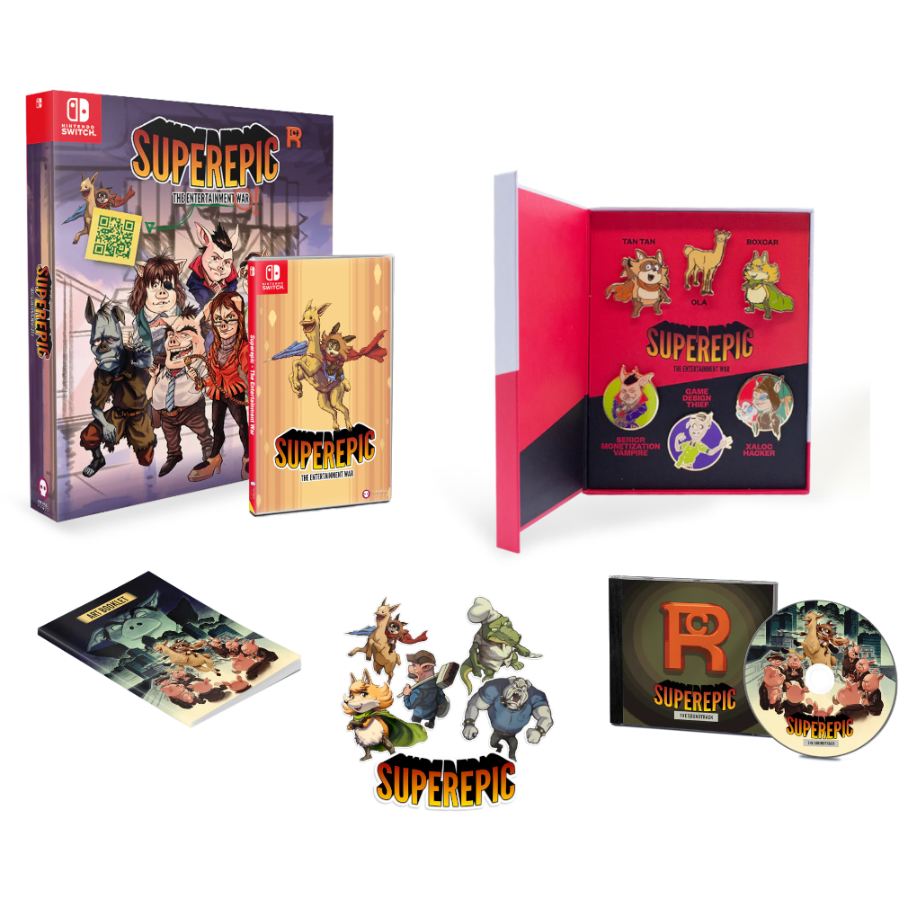 SuperEpic: The Entertainment War - Special Limited Edition (Strictly Limited Games) [NSwitch]