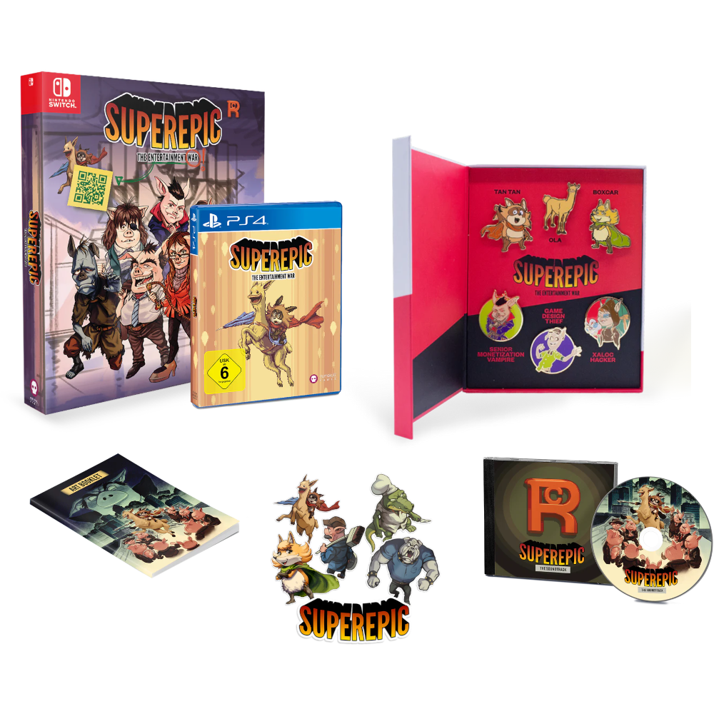 SuperEpic: The Entertainment War - Special Limited Edition (Strictly Limited Games) [PS4]