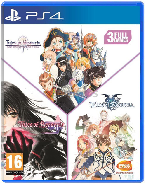 Tales of Vesperia + Tales of Berseria + Tales of Zestiria Compilation [PS4]