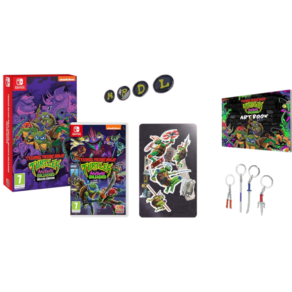 Черепашки Ниндзя: Мутанты на свободе (Teenage Mutant Ninja Turtles: Mutants Unleashed) - Deluxe Edition [NSwitch]