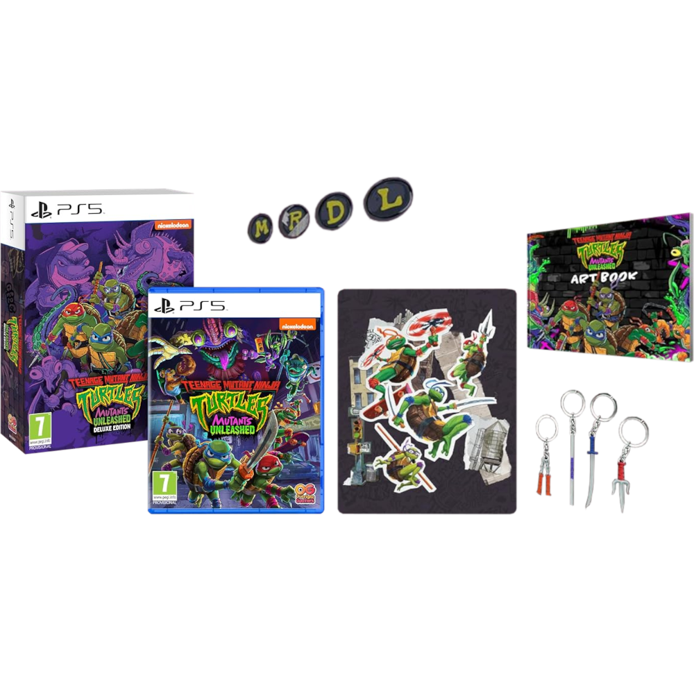 Черепашки Ниндзя: Мутанты на свободе (Teenage Mutant Ninja Turtles: Mutants Unleashed) - Deluxe Edition [PS5]
