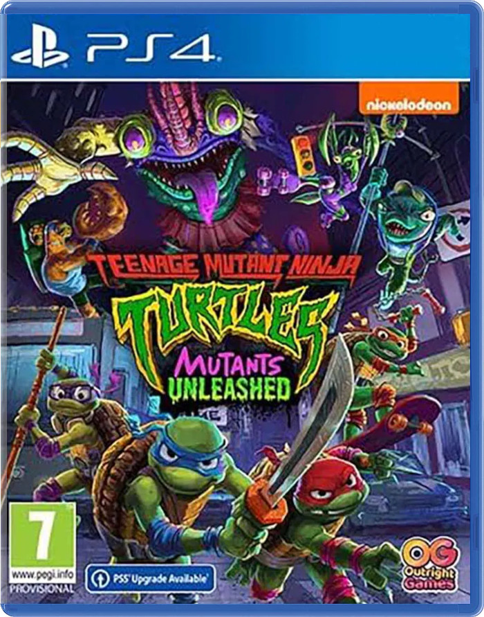 Черепашки Ниндзя: Мутанты на свободе (Teenage Mutant Ninja Turtles: Mutants Unleashed) [PS4]