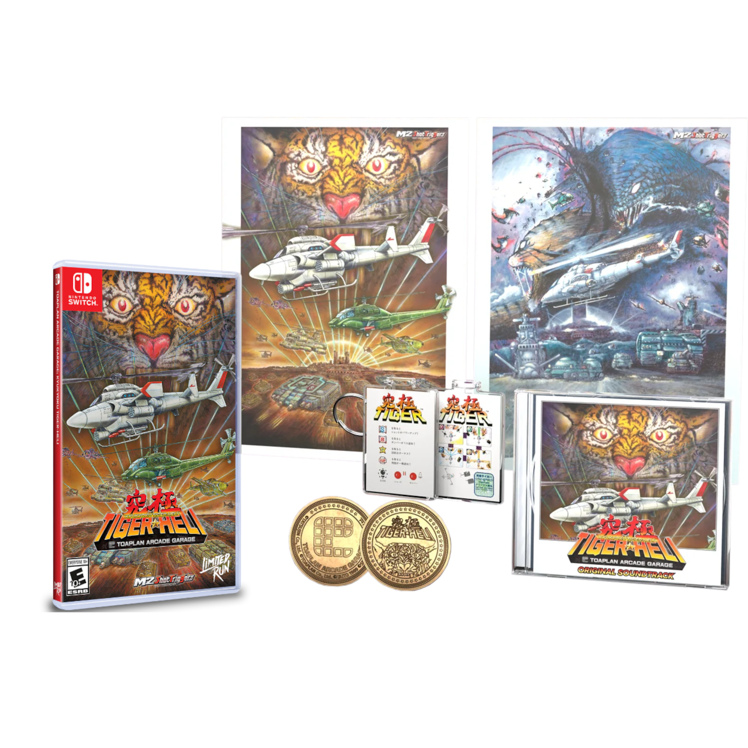 Toaplan Arcade Garage: Kyukyoku Tiger-Heli - Deluxe Edition (Limited Run #217) [NSwitch]