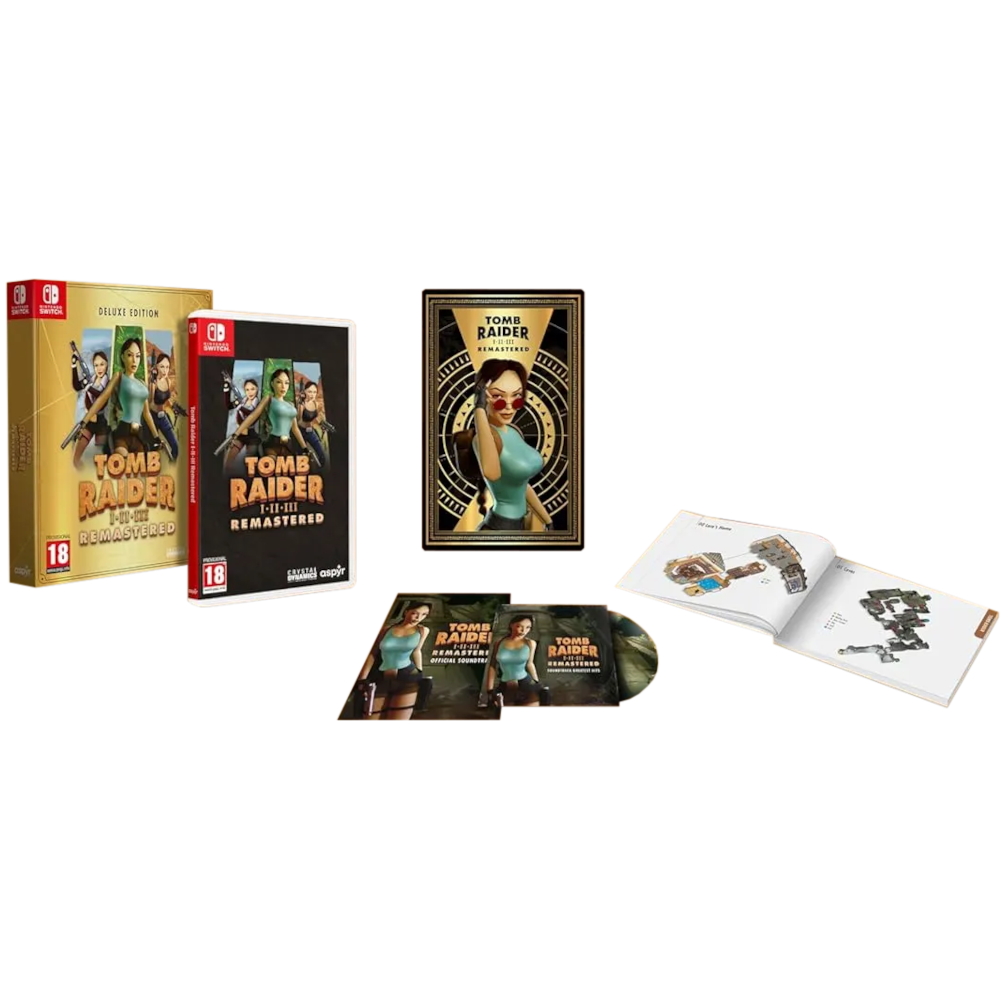 Tomb Raider I-II-III (1-2-3) Remastered - Deluxe Edition [NSwitch]