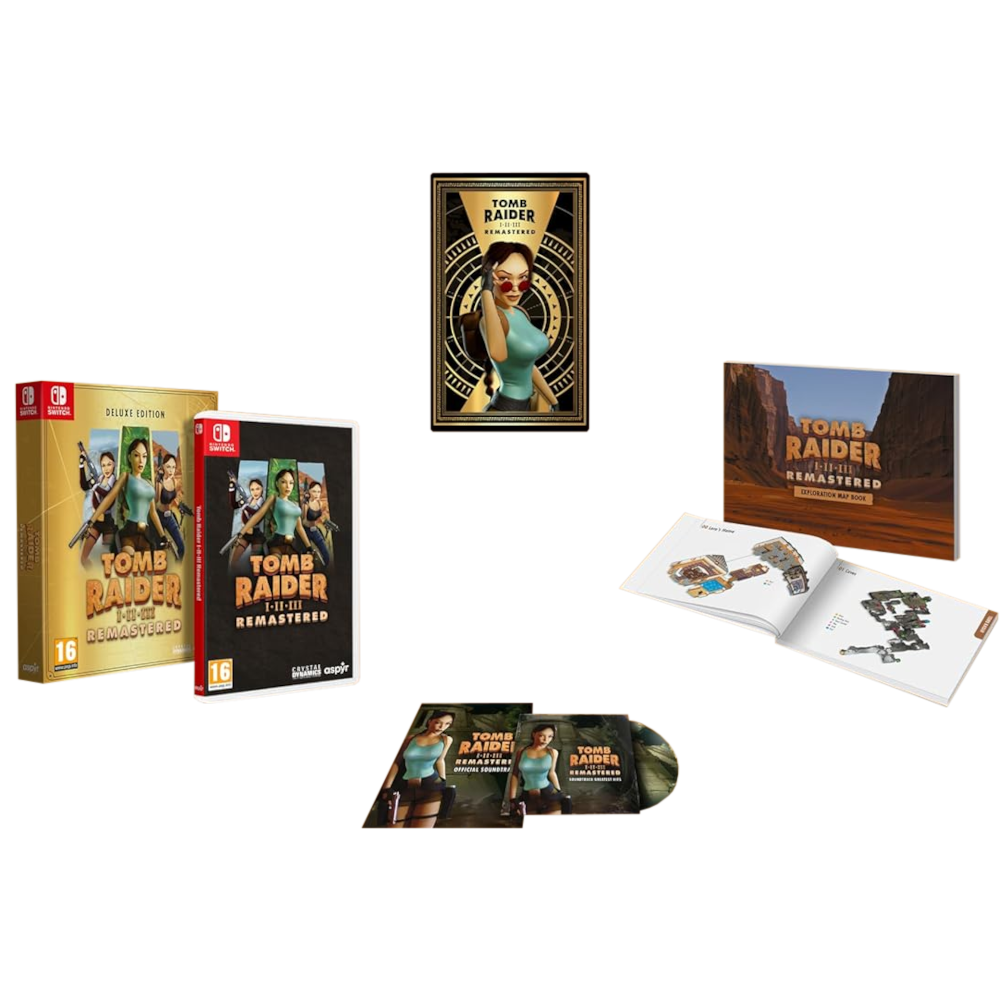 Tomb Raider IV-V-VI (4-5-6) Remastered - Deluxe Edition [NSwitch]