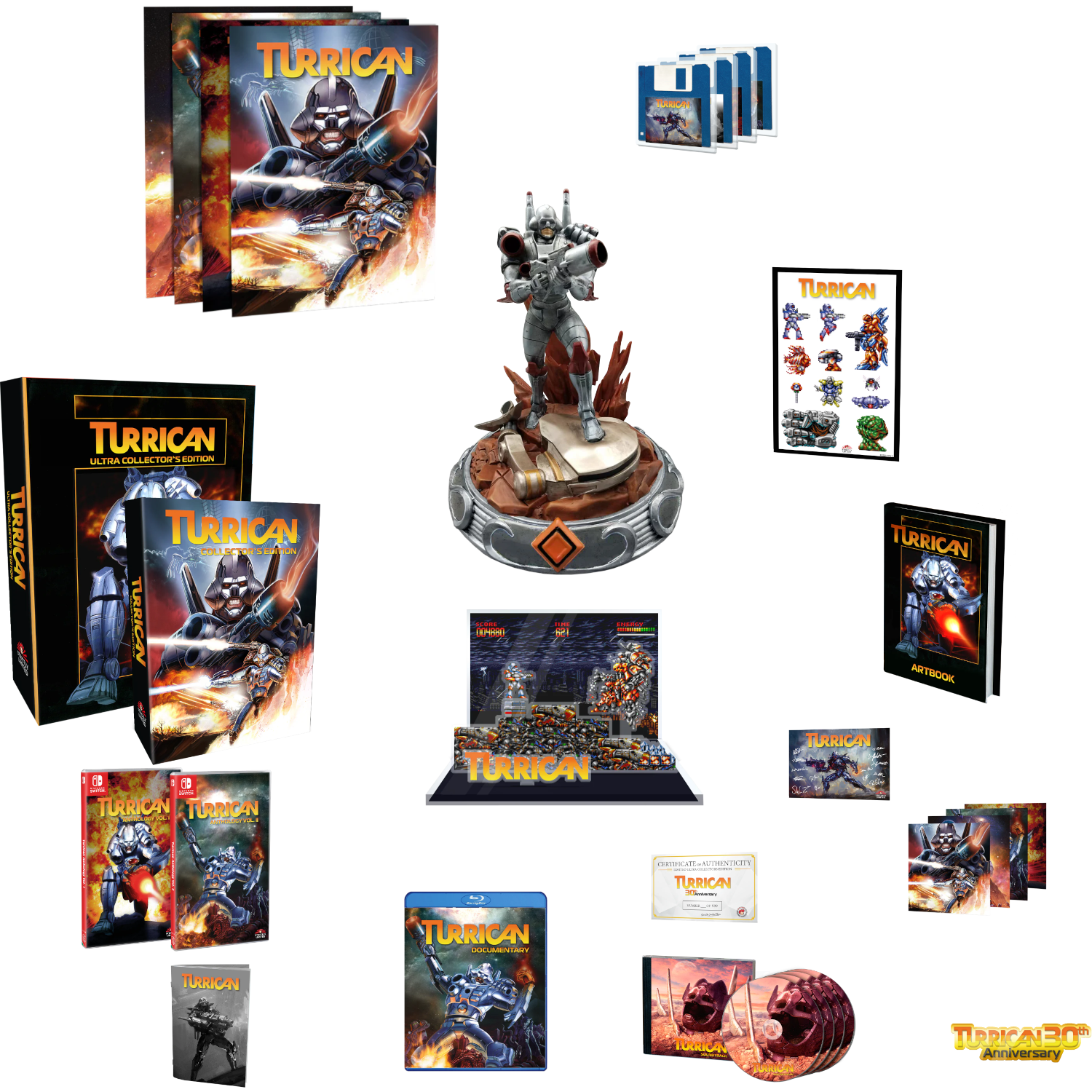 Turrican Anthology Vol. 1 & Vol. 2 - Ultra Collector's Edition (Strictly Limited Games) [NSwitch]