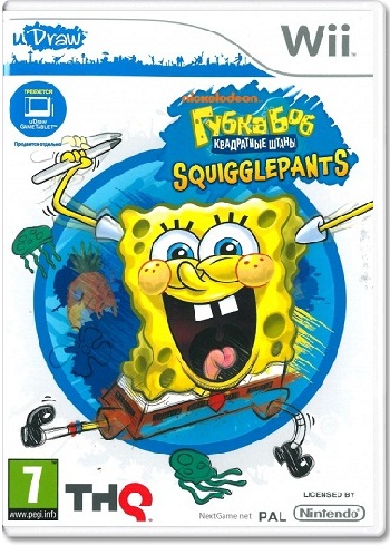 uDraw Губка Боб Квадратные штаны (SpongeBob Squigglepants) [Wii]