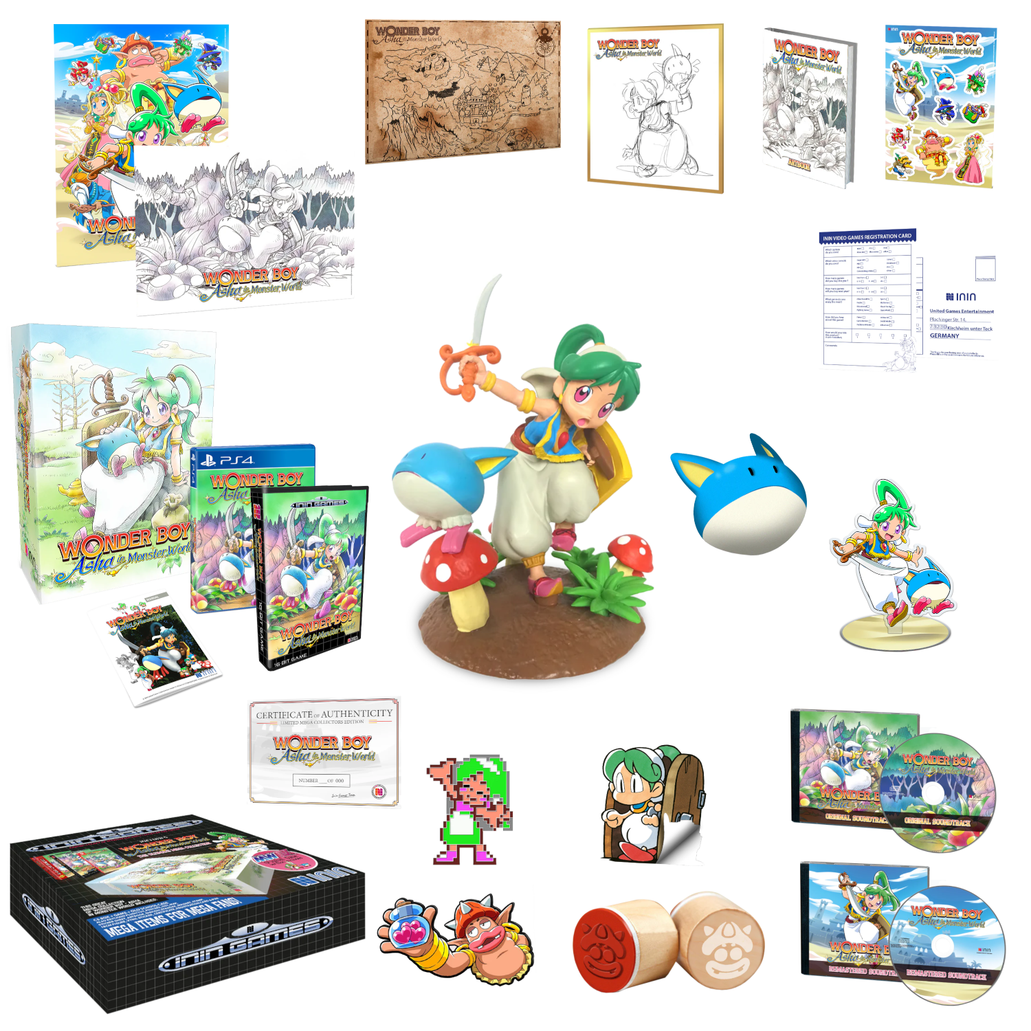 Wonder Boy: Asha in Monster World - Mega Collector's Edition (Strictly Limited Games) [PS4]