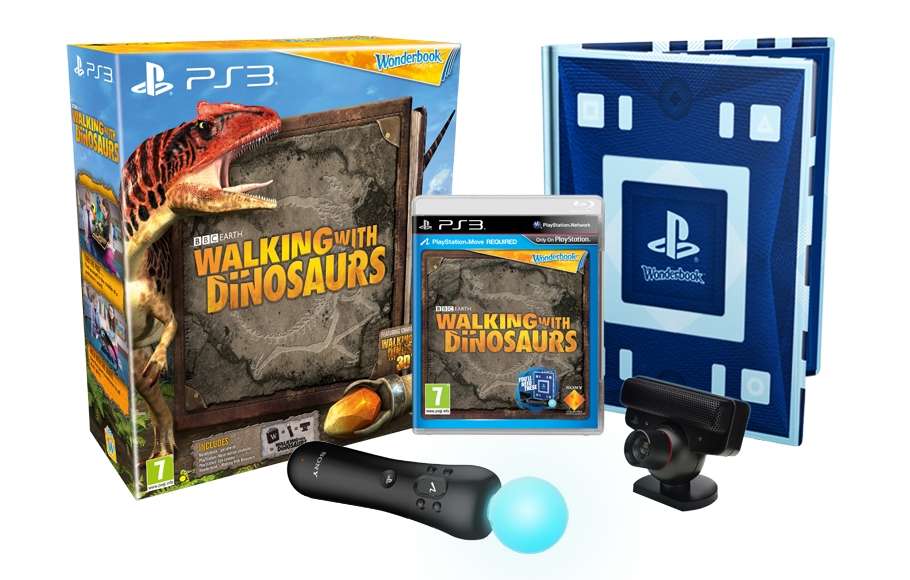 Прогулки с динозаврами + Wonderbook + PS Eye + PS Move [PS3]